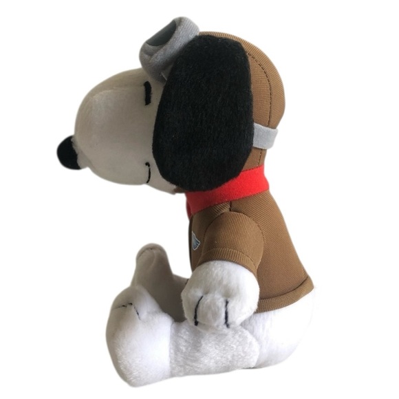 MetLife Snoopy Peanuts Plush Red Baron Aviator Pilot Airplane 6" 2015 - Picture 8 of 8
